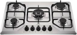 Electrolux Cooktop 5 Bocas a Gás Electrolux Inox Experience Multi Chama e Grade Ferro Fundido (KE5XC) Bivolt