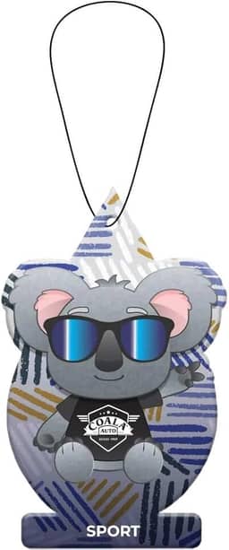 Coala Odorizador para Carro Folhinha Perfumada 10g Sport