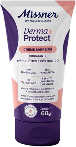 Creme Barreira Derma Protect com Bióticos 60g, Missner