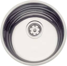 Cuba de embutir Tramontina Basic 30 BL em Aço Inox Natural Ø 30cm