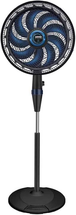 Ventilador de Coluna Arno X-TREME 9 40cm com função Repelente Líquido VE9R, 160W, 9 Pás, 3 Velocidades, Função Repelente, Oscilação 80º, Altura Ajustável de até 1,5m, 220V