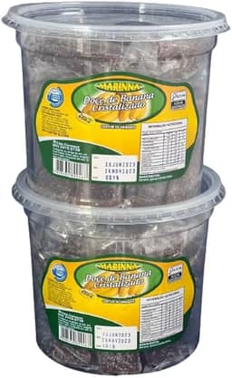 Doce Banana Cristalizado 20 unidades