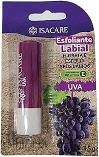 Esfoliante Labial Uva, Roxo, Isacare, 3.5 g