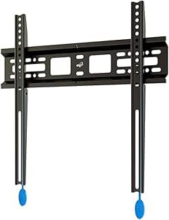 ELG, N01V4, Suporte Fixo de Parede para TVs de 32' a 77', Compatível com TVs Curvas e Planas, Feito em Aço Carbono, Suporta Até 50kg, Preto