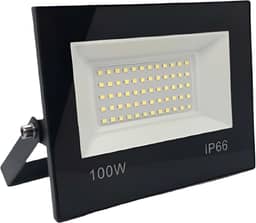 Refletor LED 100W SMD IP66 Prova d'Água Holofote Externo 6500K – Alta Luminosidade e Economia de Energia