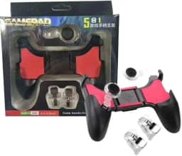 Game Pad Manete Freefire 5 Em 1 Controle Para Celular Pubg