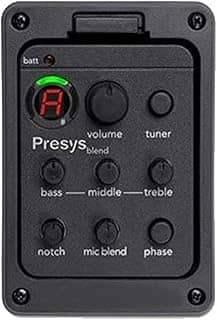 Captador Piezo Fishman 301, Sintonizador EQ de Pré-Amplificador de Violão
