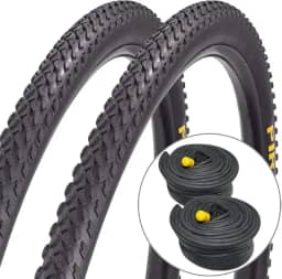 Par Pneu Para Bicicleta MTB Aro 26x2.0 (50-559) Pirelli Scorpion + 2 Câmaras Aro 26 Pirelli.