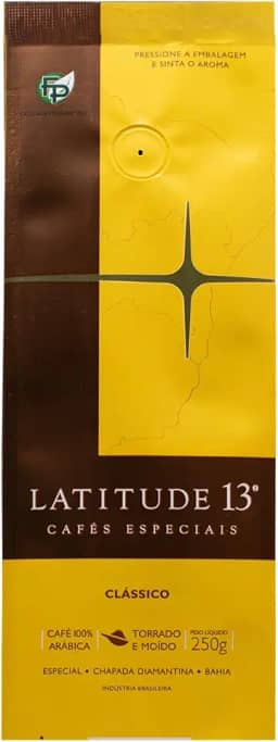 Latitude 13 Café Clássico Torrado E Moído 250G