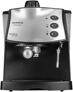 Máquina de Café Espresso Coffee Cream, Mondial, Preto/Inox, 800W, 110V - C-08