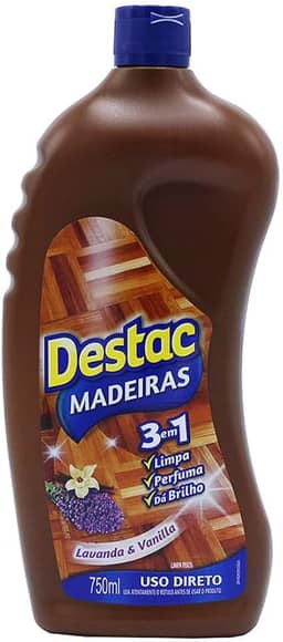 Limpa Piso Destac para Pisos de Madeira Lavanda e Vanilla 750ml