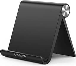 UGREEN Suporte de telefone celular para suporte de telefone de mesa dobrável portátil ajustável compatível com iPhone 15 14 13 Pro Max, iPhone 12 11 Plus SE XS XR 8 7, acessórios de viagem pa