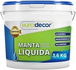 Manta Liquida Emborrachada Pisos e Paredes - 3,6Kg - Branco