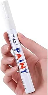 Caneta Permanente Prova D'água Tênis Pneu Tecido Tinta a Óleo (Branco)