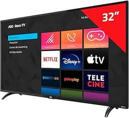 Smart TV LED 32' HD AOC 32S5195/78G - Wifi, USB, HDMI