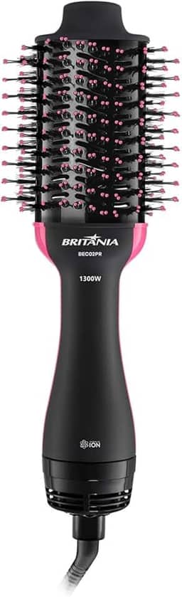 Escova Secadora Britânia BEC02PR Bivolt 4 em 1 1300W