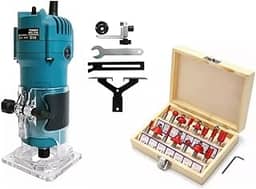 Tupia Laminadora Manual 900w + Jogo de Fresas 15pçs (220, Volts)