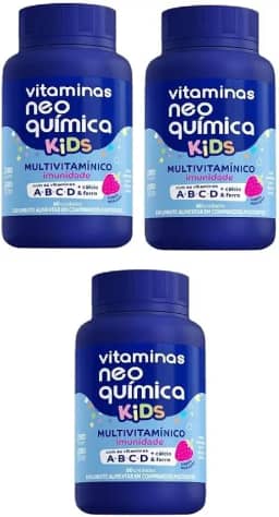 Kit 3 Vitamina Kids 60 Cápsulas - Neo Química