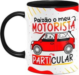 JPS INFO, Caneca Flork Pais - Melhor motorista particular - B-black