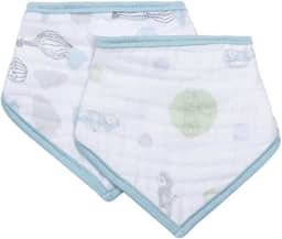 Babador Bandana Papi Soft Estampado Tamanho Unico, 2 un, Corrida de Carros, Azul