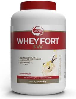 Vitafor - Whey Fort 3W - 1,8Kg - Baunilha