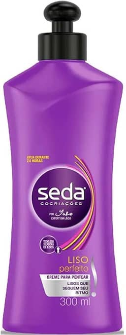 Creme Para Pentear 300 Ml Liso Perfeito, Seda, Branco