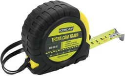 Kokay 056-0005 Trena com Trava, Preto/Amarelo, 19 mm x 5 m