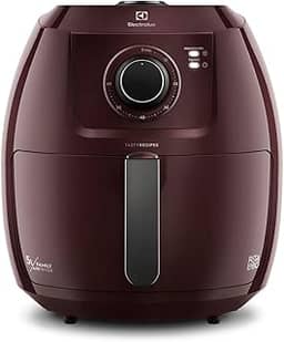 Fritadeira Elétrica sem oleo Grand Airfryer 5L mecanica Electrolux EAF51 vermelha 1800W 220V