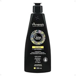 Arvensis – Co-Wash Cachos Naturais 300ml | Limpeza Suave com Óleo de Coco, Colágeno Vegetal e Vitamina E | Maciez, Elasticidade e Higienização Gentil para Todos os Tipos de Cachos