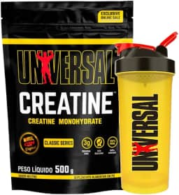 Creatina Monohidratada Universal - Universal Nutrition (500g + Coqueteleira)