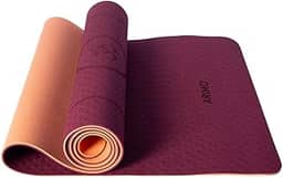 ARIMO Tapete Yoga Mat Antiderrapante TPE Ecológico Biodegradável Todos Os Tipos de Yoga/Pilates 181 x 61 cm x 6 mm