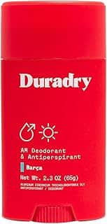 Duradry Am Deodorant & Antiperspirant - Desodorante com Prescrição Médica para Hiperidrose, Antitranspirante para Mulheres e Homens, Proteção Contra Suor Nas Axilas, Sem Silicone - Barca, 2,3 Onças (Pacote com 1)