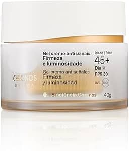 Gel Creme Antissinais Firmeza e Luminosidade 45+ Dia Chronos Derma 40 g