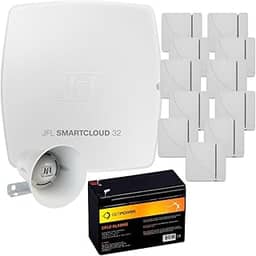 Kit Central Alarme Smartcloud 32 Zonas + Sirene + Sensor de Abertura + Bateria
