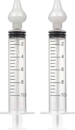 Seringa Para Lavagem Nasal Higienizador Lavador Nasal 10ml (2 unidades)