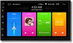 Central Multimidia 7pol 2gb 32gb Quadcore Carplay E Android sem fio serve para todos os carros.