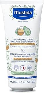 Mustela Shampoo Cachos Desembaraçados 200ml - Para Cabelos Ondulados, Cacheados e Texturizados - Com 96% de Ingredientes de Origem Natural