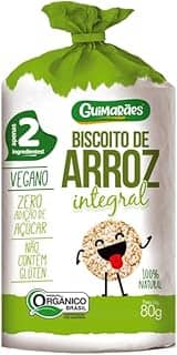 Biscoito de Arroz Integral Orgânico 80g
