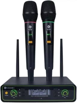 MICROFONE SEM FIO KADOSH K-422M MAO DUPLO