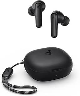 soundcore P20i da Anker Fone de Ouvido Sem Fio, Drivers de 10mm, Graves Potentes, Bluetooth 5.3, 30H de Bateria, Resistência à Água, 2 Microfones IA, App Personalizável