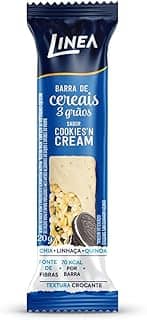 Barra de Cereais Cookies'n Cream Linea 20g (Sem Adição de Açúcar)