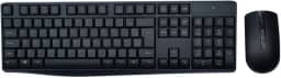 Kit Teclado e Mouse sem Fio Multi 2.4GHz USB com 1600 DPI e 12 Teclas Multimídia – Preto TC269