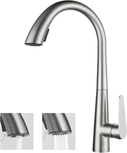 YESOP Torneira De Cozinha Bancada Gourmet Extensível Monocomando Escovada