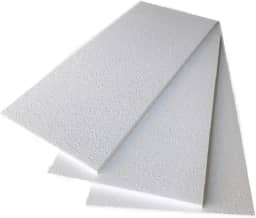 30 PLACAS DE ISOPOR ANTICHAMAS COM 20 MM (2 CM) DE ESPESSURA PARA FORRO, PAREDE, ISOLAMENTO ACÚSTICO 100x50x2CM