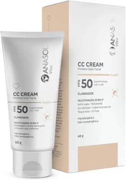 CC Cream Facial FPS 50 Claro 60g - Anasol