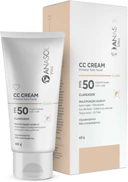 CC Cream Facial FPS 50 Claro 60g - Anasol