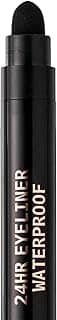 Kiss - Lápis Retrátil em Gel 24H à Prova d'Água RE01B Blackest Black