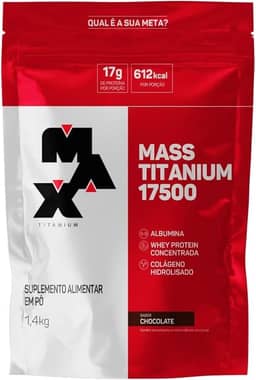 Max Titanium Mass Titanium 17500-1400G Refil Chocolate