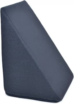 Travesseiro Triangular Leitura Espuma Encosto Adulto Apoio Costas Anatômico (Preto)