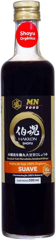 Molho Shoyu Orgânico Suave Mn Food 500ml